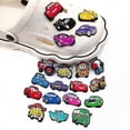 thumbnail image 2 of 20pcs Cartoon Cars Shoe Charms Decor For Diy Croc Clog Sandals Accessories, 2 of 4