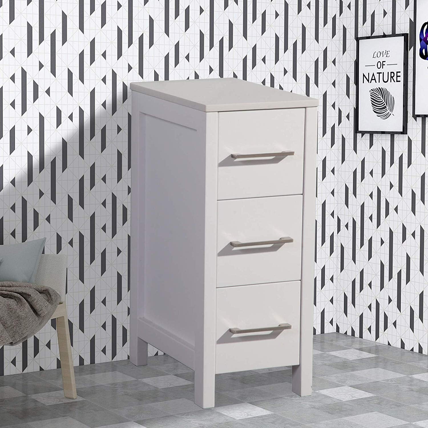 12 Bathroom Vanity Base Cabinet Wooden, Vanity Base Cabinet With Drawers