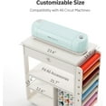 thumbnail image 4 of Crafit Craft Cart Table Cricut Machine Table Sewing Table for Adult Craft Room Home, 4 of 9