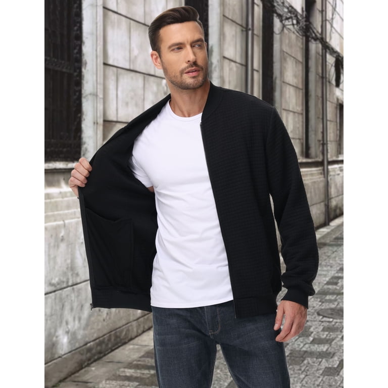 Xidunhg Men's Casual Lightweight Bomber Jacket photo 4