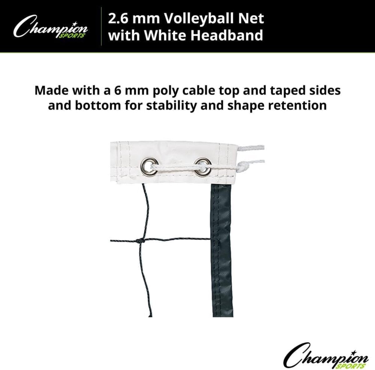 Champion Sports Braided Volleyball Nets