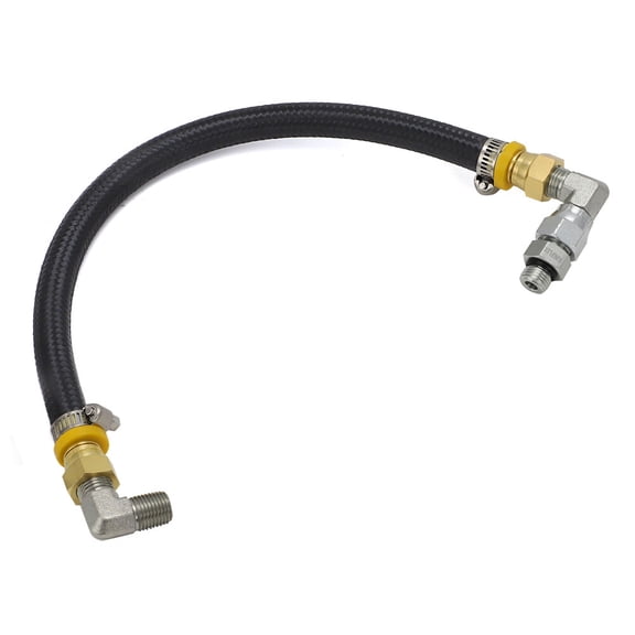 PARTSIVIA 7.3IDI 6.9IDI Diesel Hard Line Upgrade Kit for Ford Trucks, Filter Head to Injection Pump Fuel Line