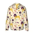 thumbnail image 3 of Kdxio Cartoon Poodle Dog Print Women Men Sun Protection UPF 50+ Jackets Zip Up Long Sleeve Hoodie Hiking Lightweight with Pockets, 3 of 8