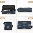 thumbnail image 5 of Hair Tool Organizer Bag with Heat Resistant Mat Removable Travel Storage Case for Hot Air Brushes Curling Irons Mysterious Celestial Pattern, 5 of 8