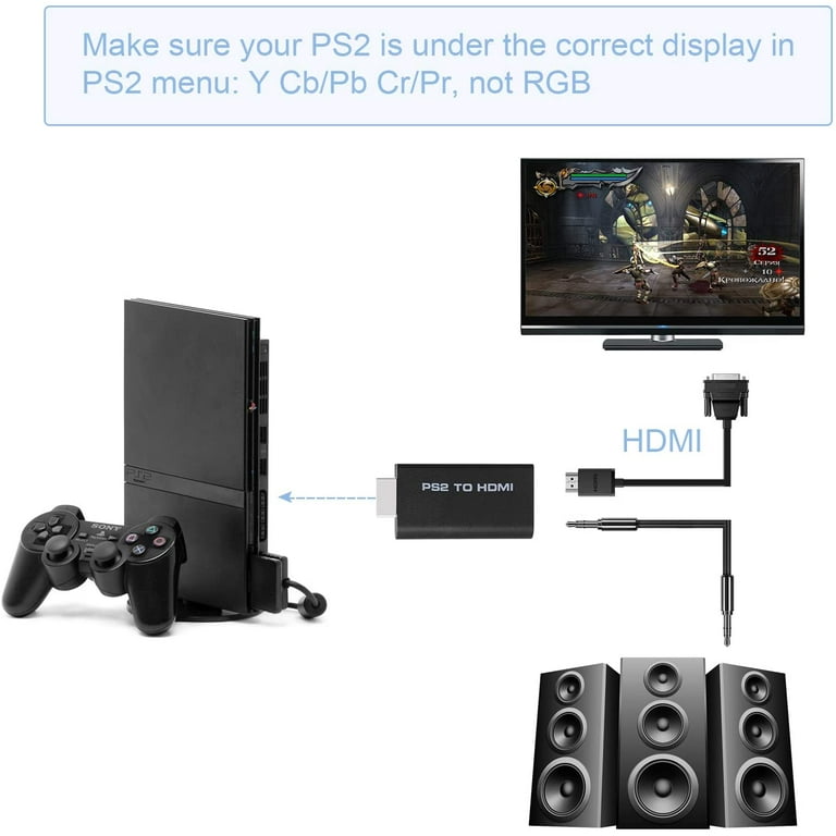 Sony Playstation 2 Ps2 Hdmi Video Converter