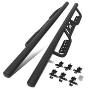 J2 Engineering For 2007 to 2017 Jeep Wrangler JK Unlimited 4 Door 3 Inches Black Drop Style Side Nerf Step Bar Running Boards 16
