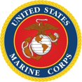 thumbnail image 1 of Red Carpet Studios 35113 Autocollant Militaire Double Face & 44; Marines - Lot de 2, 1 of 1