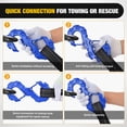 thumbnail image 2 of Nilight Quick Release S-Tow Shackle Hook – Heavy Duty Off-Road Recovery Hook, Fits Winch Rope & Recovery Strap, 11,000 LBS Working Load, for Jeep, SUV, ATV, Trailers, Blue, 2 of 6