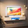 thumbnail image 2 of 62.99" Wide Floating TV - 16 - Color LED Lighting - Living Room Setup - Stronger Load - Bearing Hardware, 2 of 6
