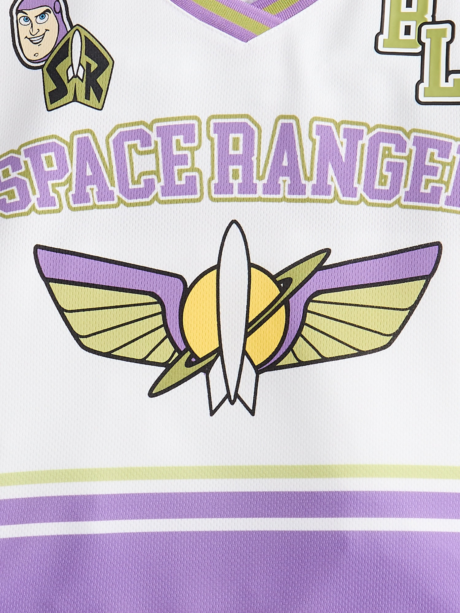 Toy Story Buzz Lightyear Toddler Boys Graphic Hockey Jersey, Sizes 12M-5T