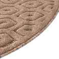 thumbnail image 5 of Unique Loom Outdoor Trellis Textured Collection Area Rug - Spatial (4' Round Beige), 5 of 6
