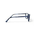 thumbnail image 5 of Bio Eyes Men's Crane Square Prescription Eyeglasses with Case, Navy Blue, 5 of 10