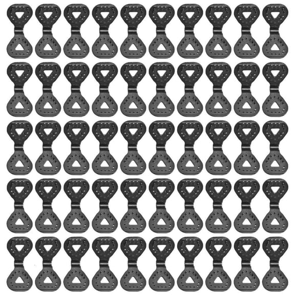 hejhncii 50Pcs Outdoor Camping Tent Triangular Buckle Tent Canopies Grommets Net Fix Clamps