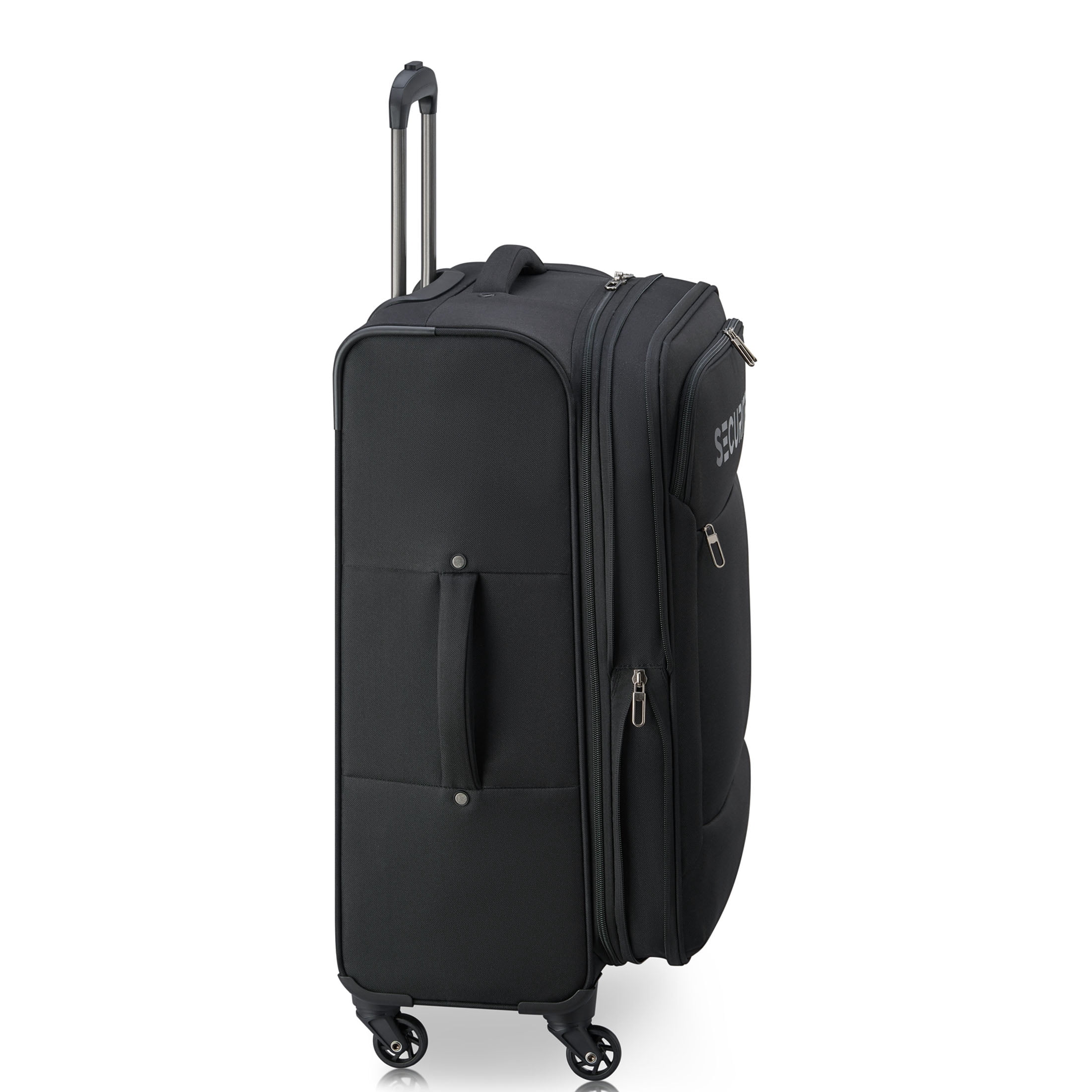 Securitech by Delsey, Vanguard 27" Medium Checked Softside Spinner Luggage Black