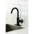 thumbnail image 2 of Kingston Brass KSD8500CG Fuller Single-Handle Bar Faucet, Matte Black, 2 of 6