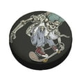 thumbnail image 2 of ZNDUO Skeleton Cartoon Skateboard Pattern Spare Tire Cover, Universal Spare Tire Wheel Covers 17 inch, 2 of 8