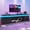 Black, variant on Blotout 80'' Fireplace TV Stand with 40'' Fireplace, Gloss Wall Mounted Fireplace Entertainment Center with Storage&Power Outlet, Modern LED Light Console for Wall-mounted TV Up to 90''