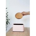 thumbnail image 1 of Desktop Plastic Mini Trash Trash Can & Makeup Holder, Countertop Bathroom Kitchen Car (pink), 1 of 5