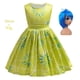 thumbnail image 1 of Disfraz de princesa Disney Inside Out Joy Disgust + peluca para niñas, para Halloween, carnaval, cumpleaños, disfraces de felicidad, 1 of 4