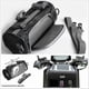 thumbnail image 2 of Bolsa frontal universal para motocicleta, compatible con manillar de bicicleta eléctrica, bolsas de almacenamiento de agua, contenedor para acampar al aire libre, 2 of 4