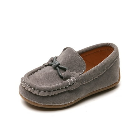 

Lacyhop Toddler Kids Loafer Casual Slip-On Moccasin Flats Comfy Boys Dress Shoes