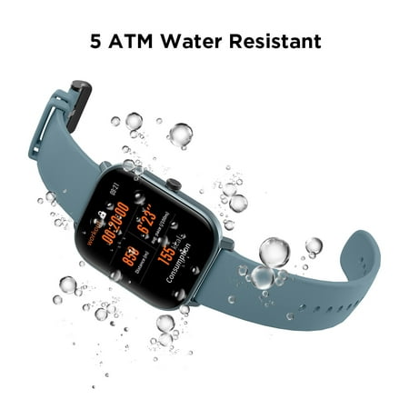 Amazfit - GTS Smartwatch 42mm Aluminum - Rose Pink With Silicone Band