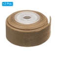 thumbnail image 3 of Uxcell 0.98 Inch x 2.18 Yard Velvet Ribbons Single Faced Vintage Velvet Ribbons Spool for Decor DIY Brown 2Pcs, 3 of 6