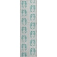 thumbnail image 2 of Addison Rugs Mayfield Washable Coastal Seahorses Aqua Runner Rug, 2'3" x 7'6", 2 of 5