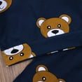 thumbnail image 4 of Franhais Baby’s Cartoon Bear Printed 2Pcs Suit, Pullover Sweater Top with Elastic Long Pants, 4 of 7