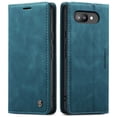 thumbnail image 2 of CaseMe Leather For Google Pixel 9A Case, Flip Wallet Leather Case with Card Holder Magnetic Closure Shockproof Kickstand Protective Phone Cases Cover For Google Pixel 9A,Blue,For Google Pixel 9A, 2 of 12