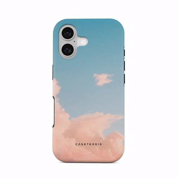 CASETEROID Tough Case for iPhone 17 – Dual-Layer Protection, Shockproof [Compatible with MagSafe] – Roseate Skyline Case