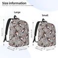 thumbnail image 3 of Yiaed Halloween Gnome Print Backpack, Premium Laptop Backpack, Travel Backpack for Women, Lightweight Backpacks, Comfortable Back Pack-Medium, 3 of 5