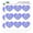 Opaque, variant on Spring Wreath Flowers Heart Shaped Planner Calendar Scrapbook Craft Stickers