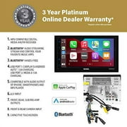 Sound Storm Laboratories DD988ACP Car Audio Stereo – Apple CarPlay, Android Auto, Double Din, 6.75 Inch Capacitive Touchscreen, Bluetooth, No CD DVD Player, AM/FM Radio Receiver