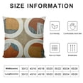 thumbnail image 5 of SHANXI  Throw Pillow Covers Home Decor Contemporary Aesthetic Geometric Mid Century Bohemian Boho Pillow Cases Decorative 24x24in, 5 of 5