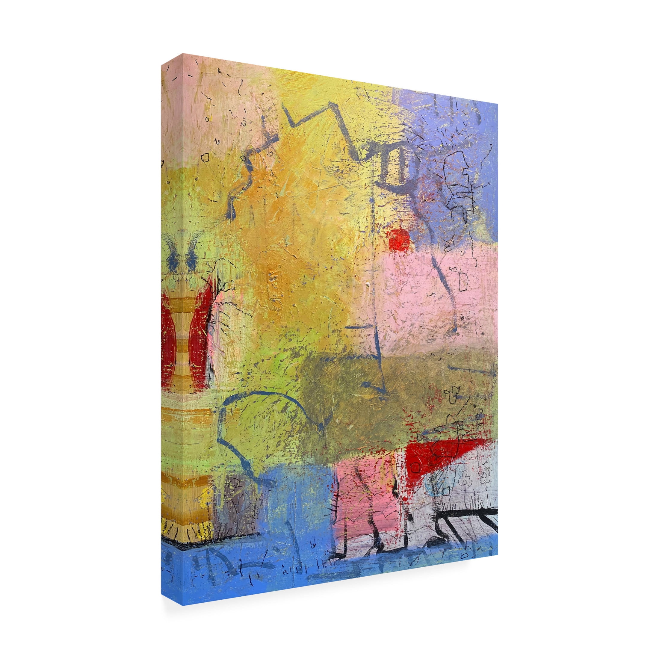 Canvas Wall Art - Randy Noble Fine Art 'Context' Wall Art for Living Room, Bedroom, or Office Décor by Trademark Fine Art - 35 x 47 Inches