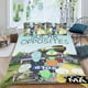 thumbnail image 2 of Opuestos Solares Conjunto de sábanas temático, trío de piezas, cómodo y amigable con la piel, diseño único, regalo de decoración para el hogar para familiares, amigos y fans,173cm *218cm, 2 of 6