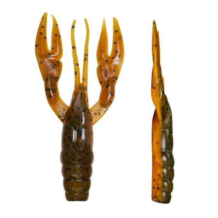 Lunkerhunt Finesse Craw Creature Bait Bama Craw Brown 3 in 1/4 oz 8 Pack