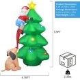 thumbnail image 2 of 6ft Christmas Inflatable Blow Up Decoration,inflatable Christmas Tree With Santa Claus And Dog, Self Inflatable Christmas Decor With Led Light For Ind, 2 of 2