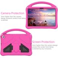 thumbnail image 4 of Cowithday Kids Case for Amazon Fire Max 11 Tablet (13th Generation 2023 Release), with Kickstand /Handle Kids proof Soft EVA Foam Lightweight Silicone Protective Cover for Kindle Fire Max 11", Rose, 4 of 7