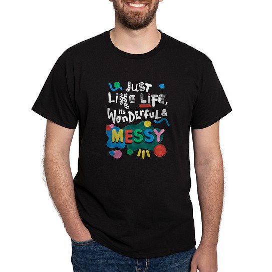 CafePress - Play Doh Wonderful And Messy T Shirt - Men's Classic Cotton T-Shirts