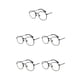 thumbnail image 3 of Minnieouse Gafas de sol hexagonales para hombre y mujer, lentes polarizadas de moda, montura ligera, protección para PC, negro, anti-azul Type2 NO2, 3 of 6