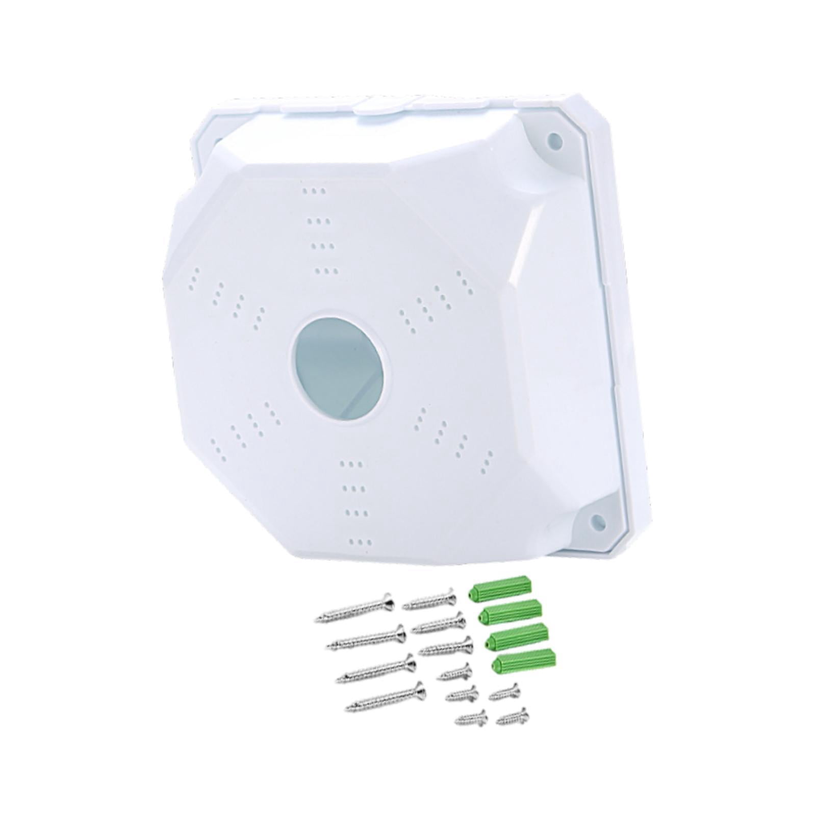 figatia 5xDome Camera Junction Box Dome Camera Mount Box for Cameras Home White