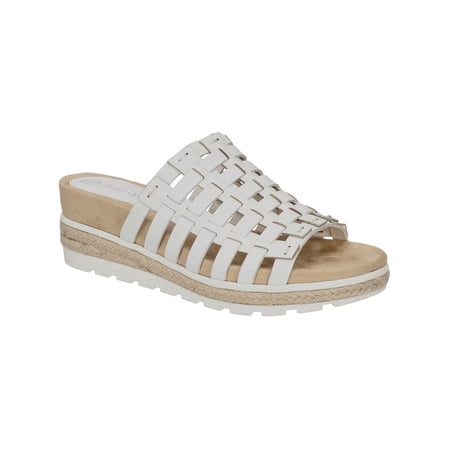 Bella Vita Womens Oaklynn Leather Espadrille Platform Sandals