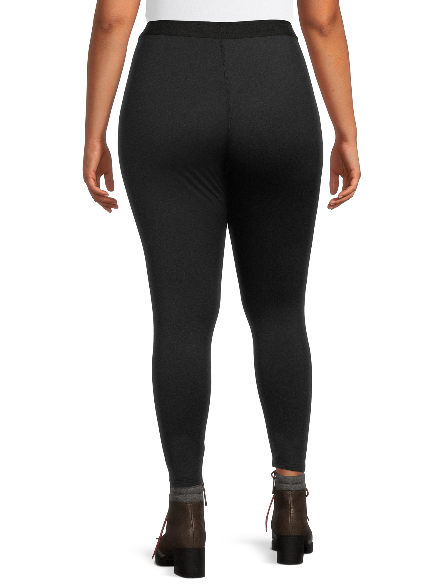 Swiss Tech Women's and Plus 2-Pack Base Layer Bottoms