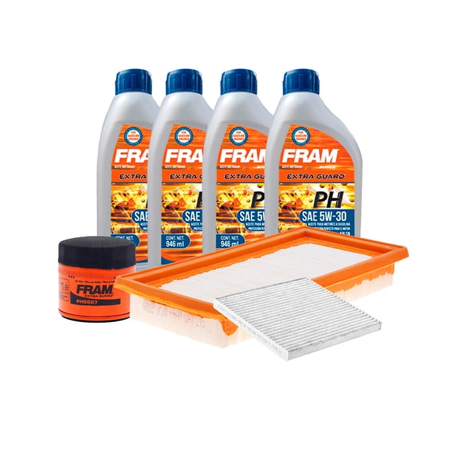 Kit De Aceite Mineral 5W30 Compatible con Kit De Afinación Sin Bujías Nissan V-Drive L4 1.6L del 2020 al 2022