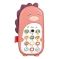 thumbnail image 1 of Teléfono celular musical Juguetes Educativos Interactivos Para Teléfonos Celulares Para Bebés Mayores De 18 Meses Niños Niñas Rosa Rosa Fanmusic Teléfono celular musical, 1 of 6