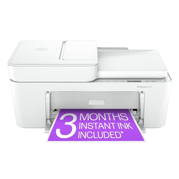 Impresora de inyección de tinta a color multifunción inalámbrica HP DeskJet 4227e