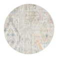 thumbnail image 2 of Unique Loom Basilica Collection Area Rug - Malasana (5' Round Cream/Blue), 2 of 6