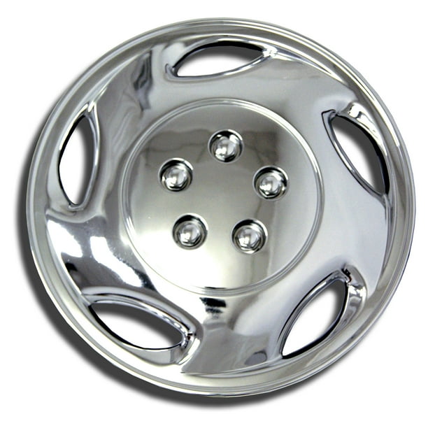 Set of 4 Chrome Finish Hubcaps 15" WSC941C15 Hub Caps Wheel Skin